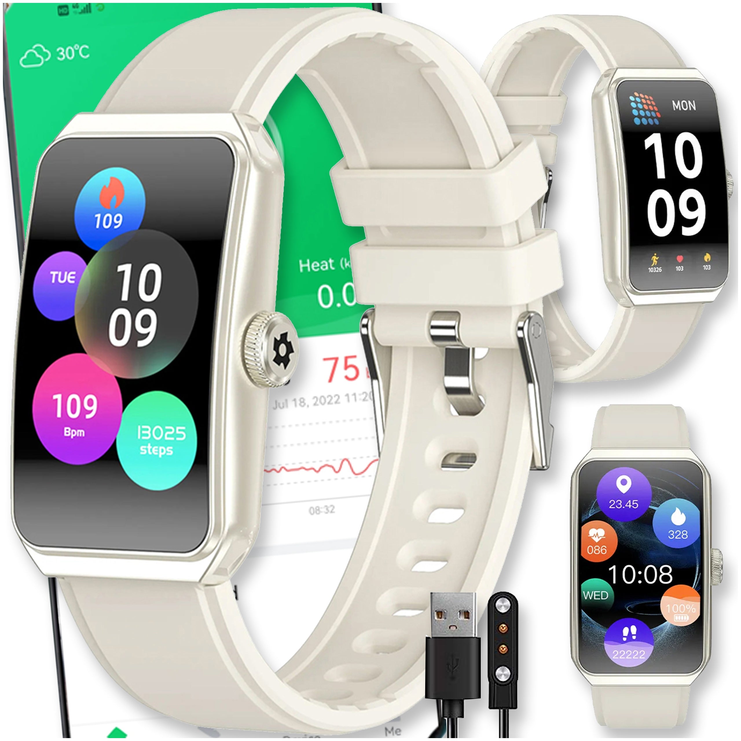 SMARTBAND BAND SMARTWATCH BAND SMART AMOLED WATCH WATERPROOF WOMEN
