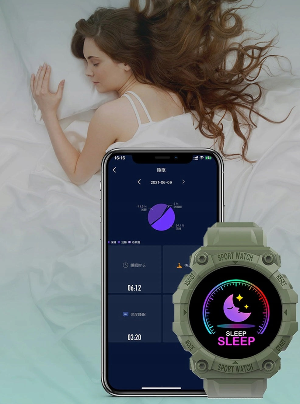 SMARTBAND FD68 WOMEN'S SMARTWATCH FOR CHILDREN BAND SPORT Packaging status original