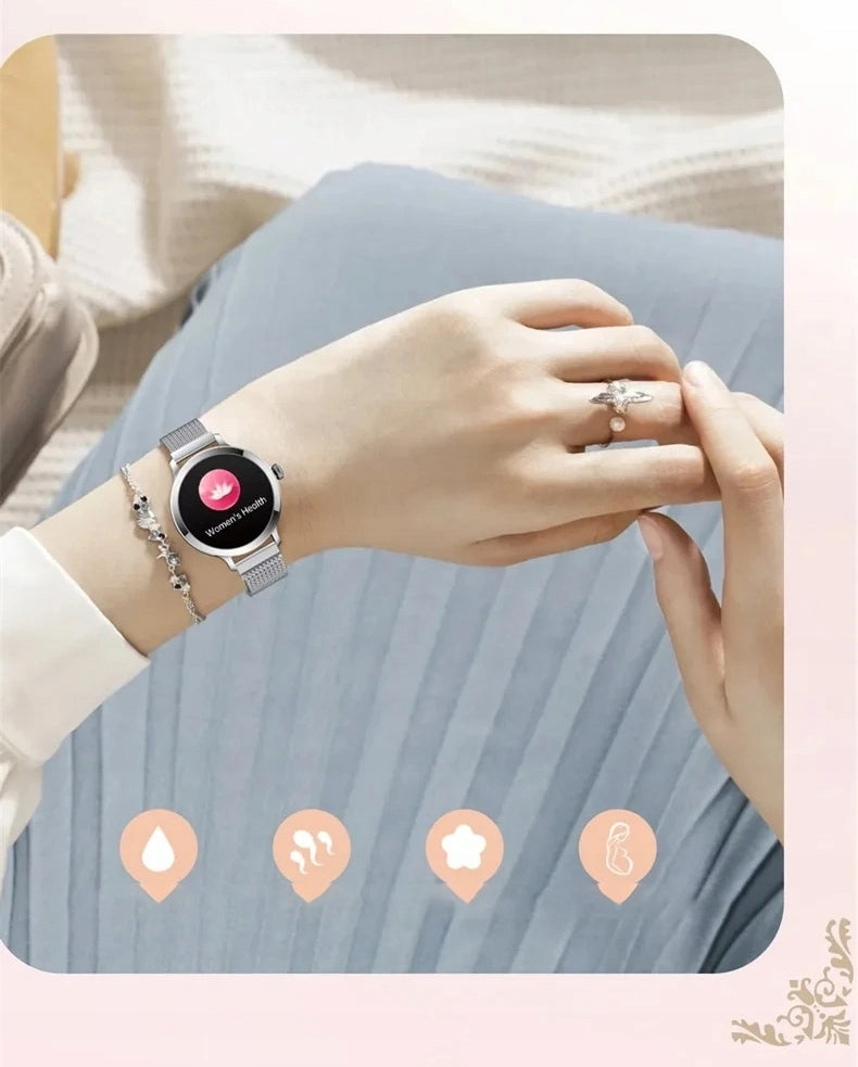 SMARTBAND PEDOMETER WATERPROOF FIT AMOLED SMS WOMEN BLUETOOTH TALK Brand DIAWAY