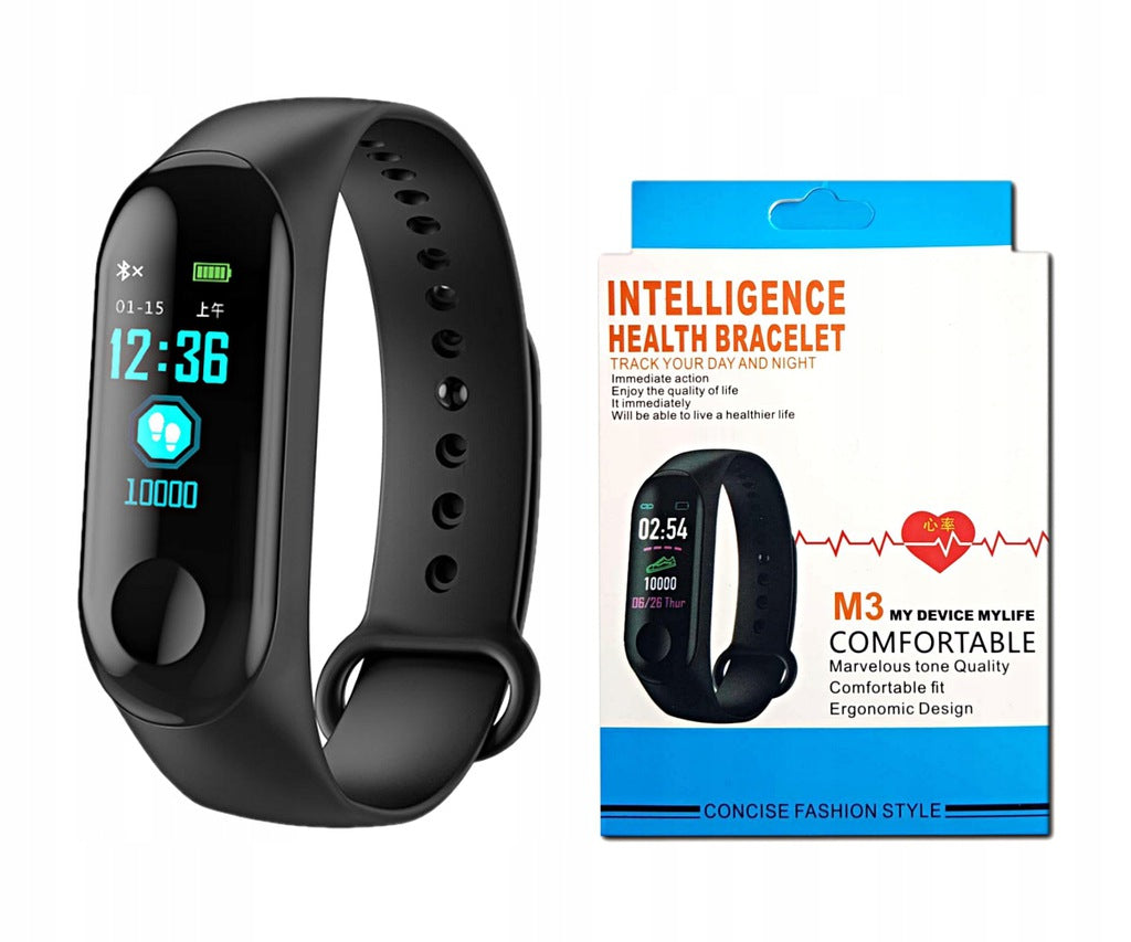 SMARTBAND SPORTS BAND PEDOMETER HEART RATE MONITOR