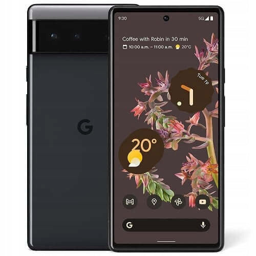 ## SMARTPHONE GOOGLE PIXEL 6 8/128GB STORMY BLACK UNIQUE ## Headphones included no