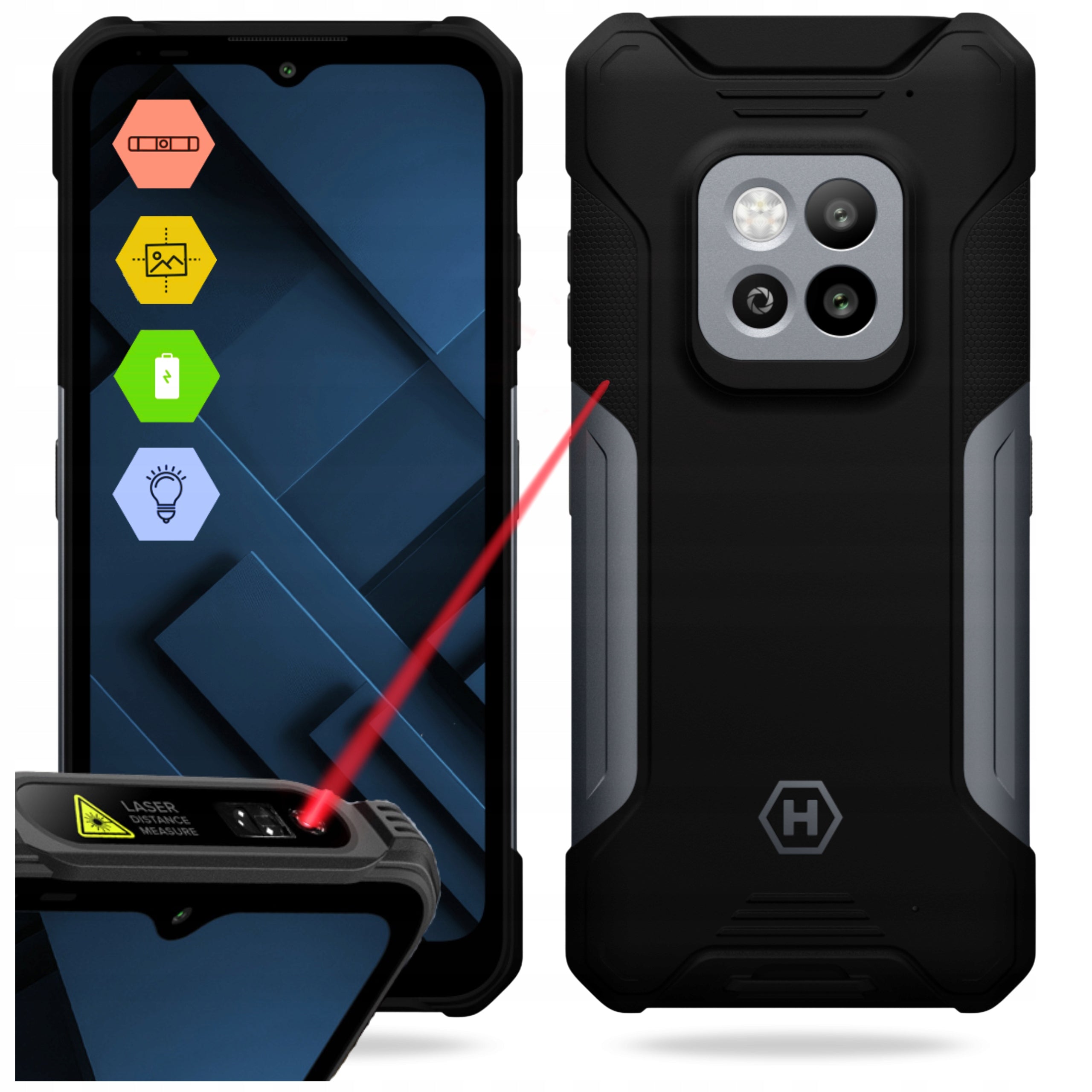 SMARTPHONE HAMMER BUILDER 5G 6/128 GB ARMORED MOBILE PHONE WATERPROOF
