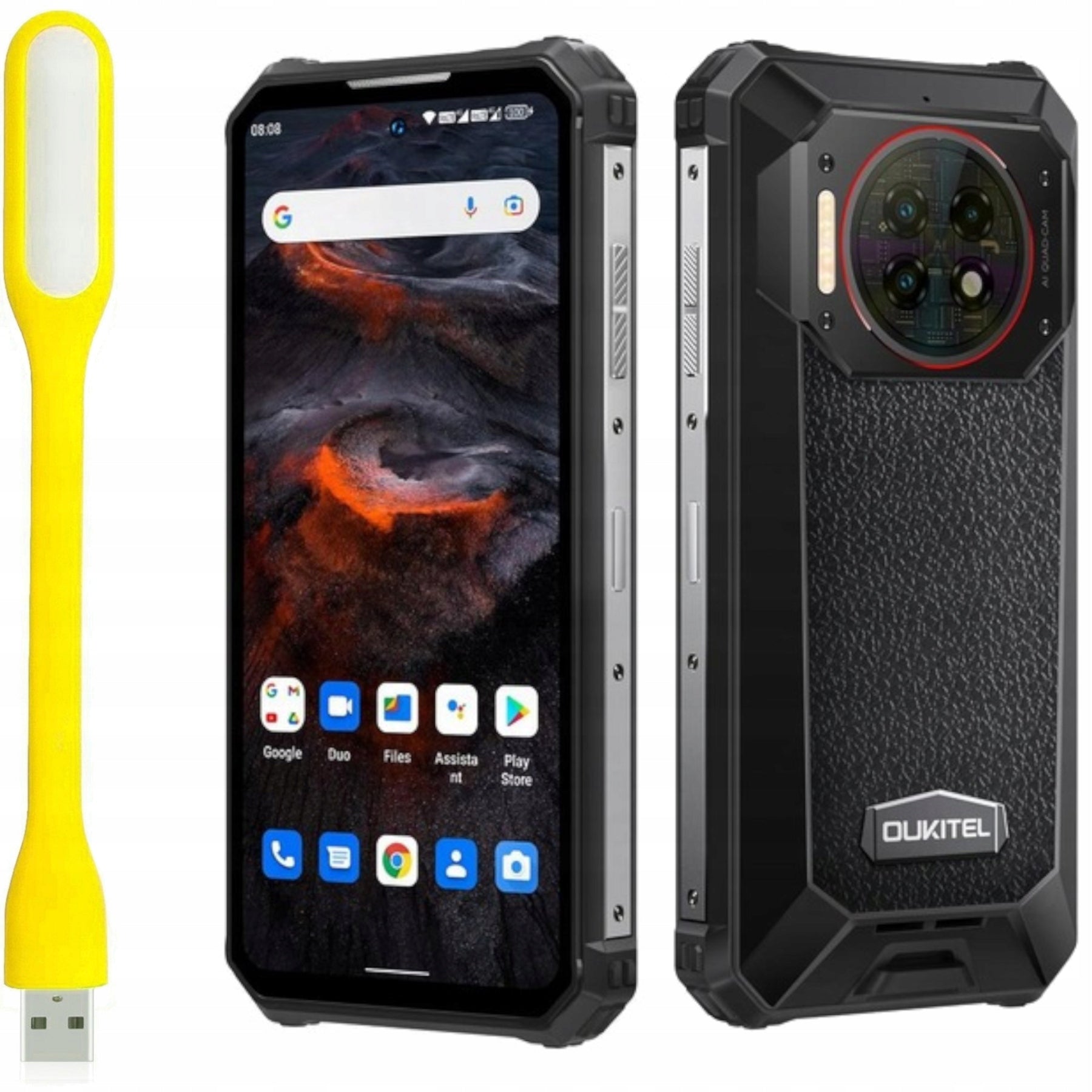 SMARTPHONE OUKITEL WP19 PRO 22000 mAh 8/256GB 120HZ IP69 64MP 20MP NIGHT vision