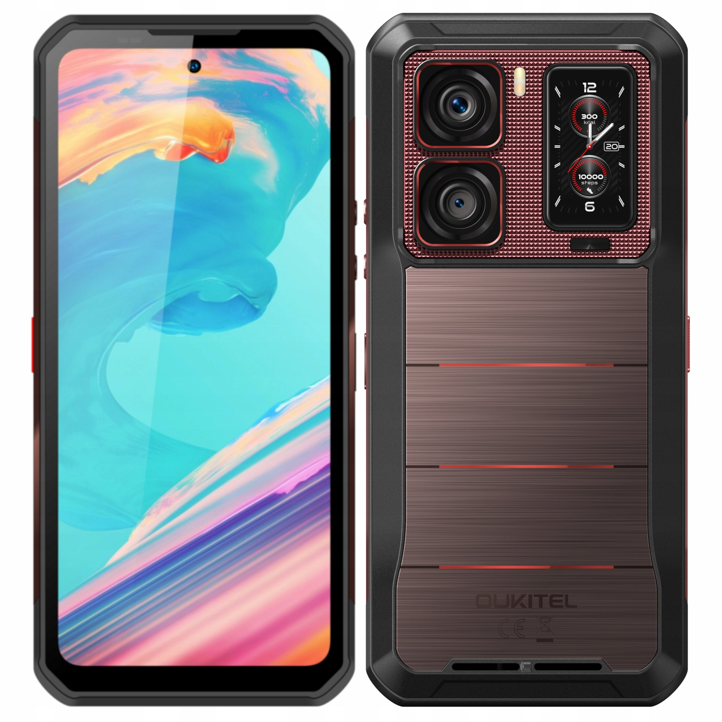 SMARTPHONE OUKITEL WP300 5G 12GB/512GB 16000 MAH 6,8" ANDROID 15 RED Charger included no