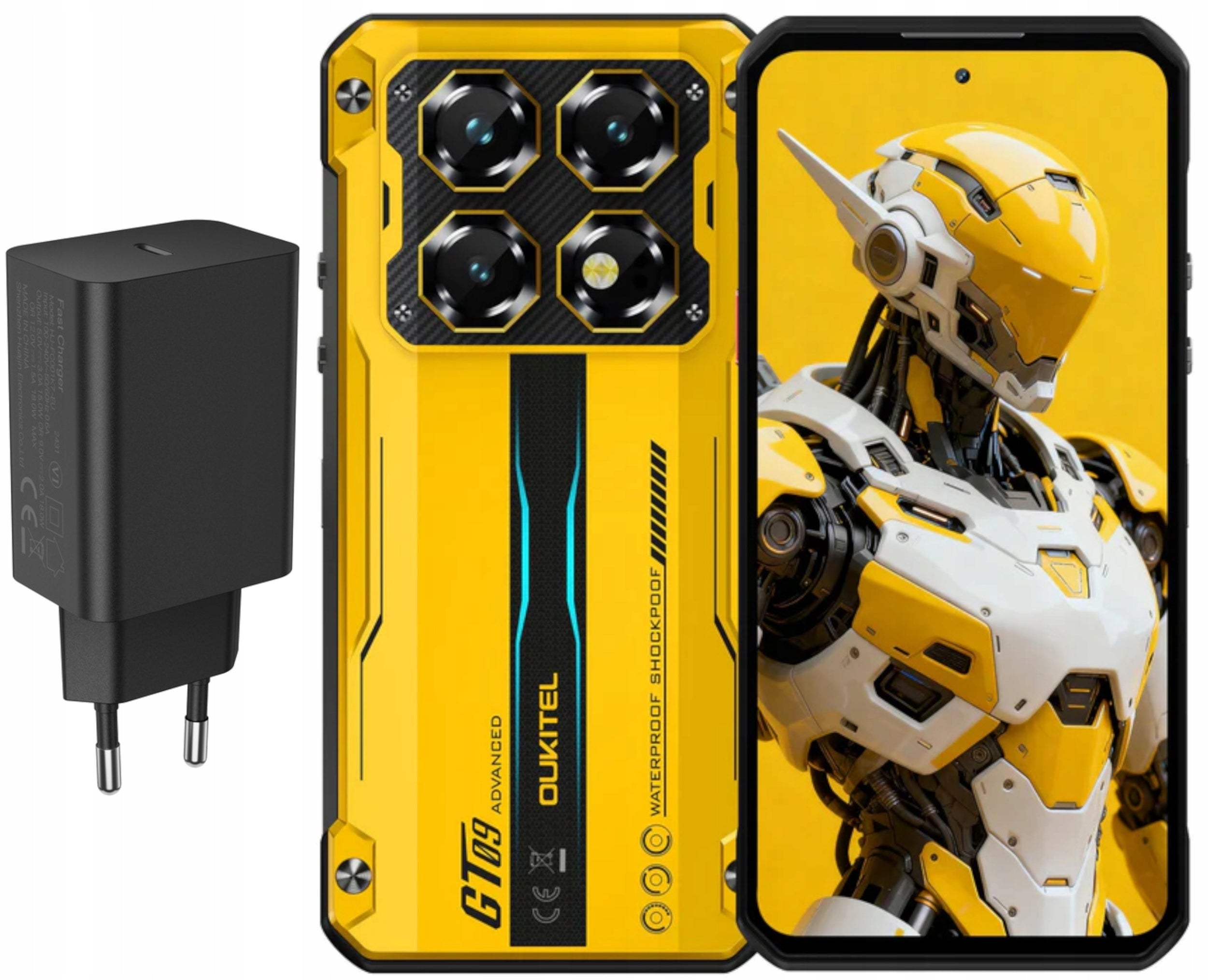 SMARTPHONE OUKITEL WP60 5G 12/512GB 10000MAH 7,2" HD+ YELLOW + CHARGER