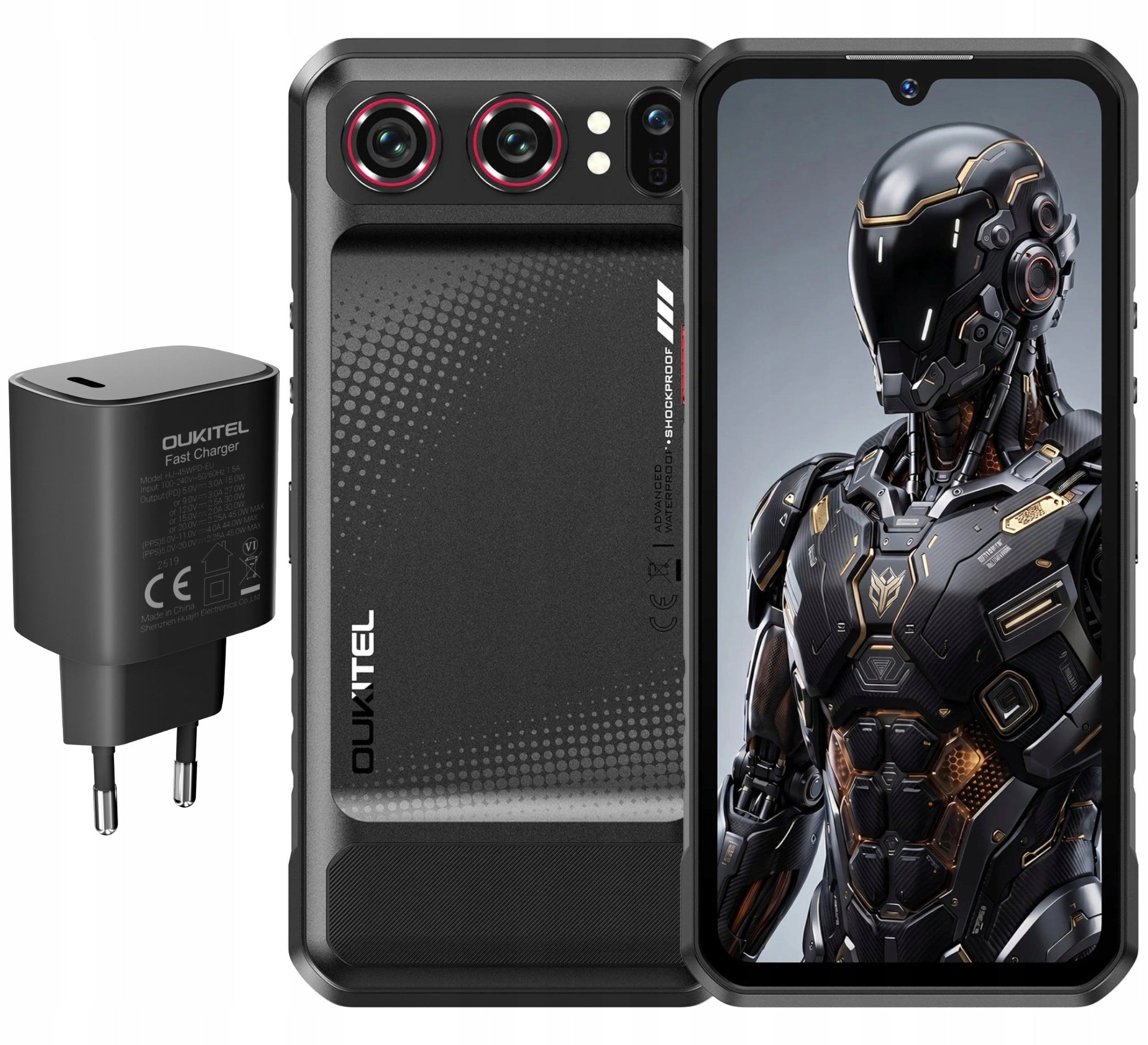 SMARTPHONE OUKITEL WP68 AIR 5G 12/512GB 8000MAH 6,78" BLACK CHARGER