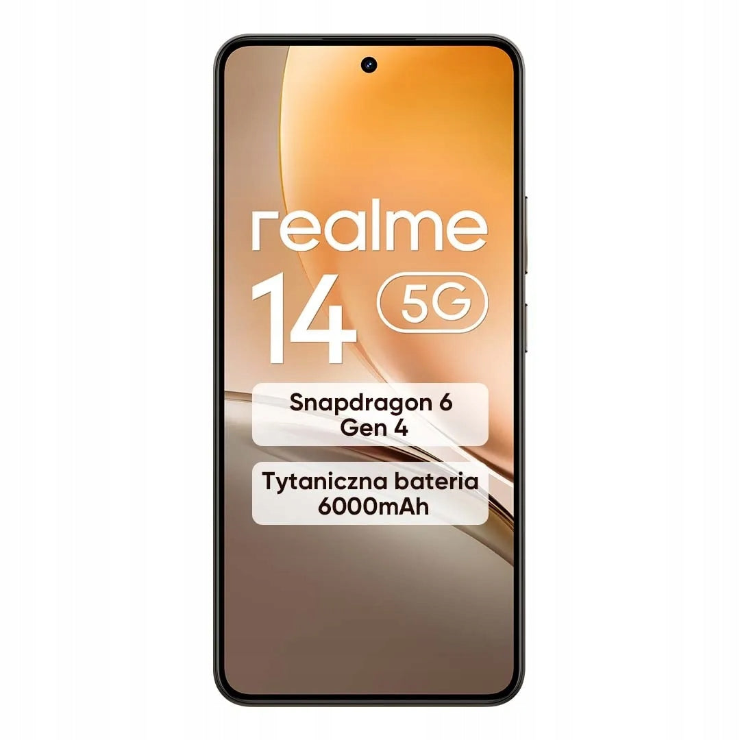 SMARTPHONE REALME 14 5G 6.67" 8GB + 256GB BROWN Manufacturer code 6941764456617