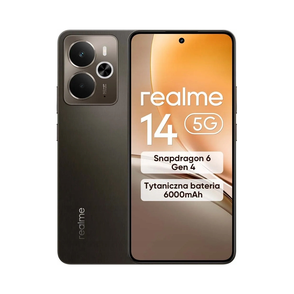 SMARTPHONE REALME 14 5G 6.67" 8GB + 256GB BROWN