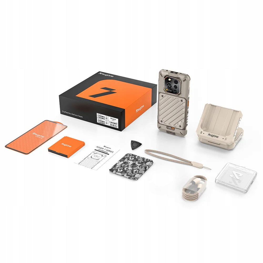 SMARTPHONE RUGONE XEVER 7 5G 12/512GB REPLACEABLE BATTERY NIGHT VISION GREY Headphones included no