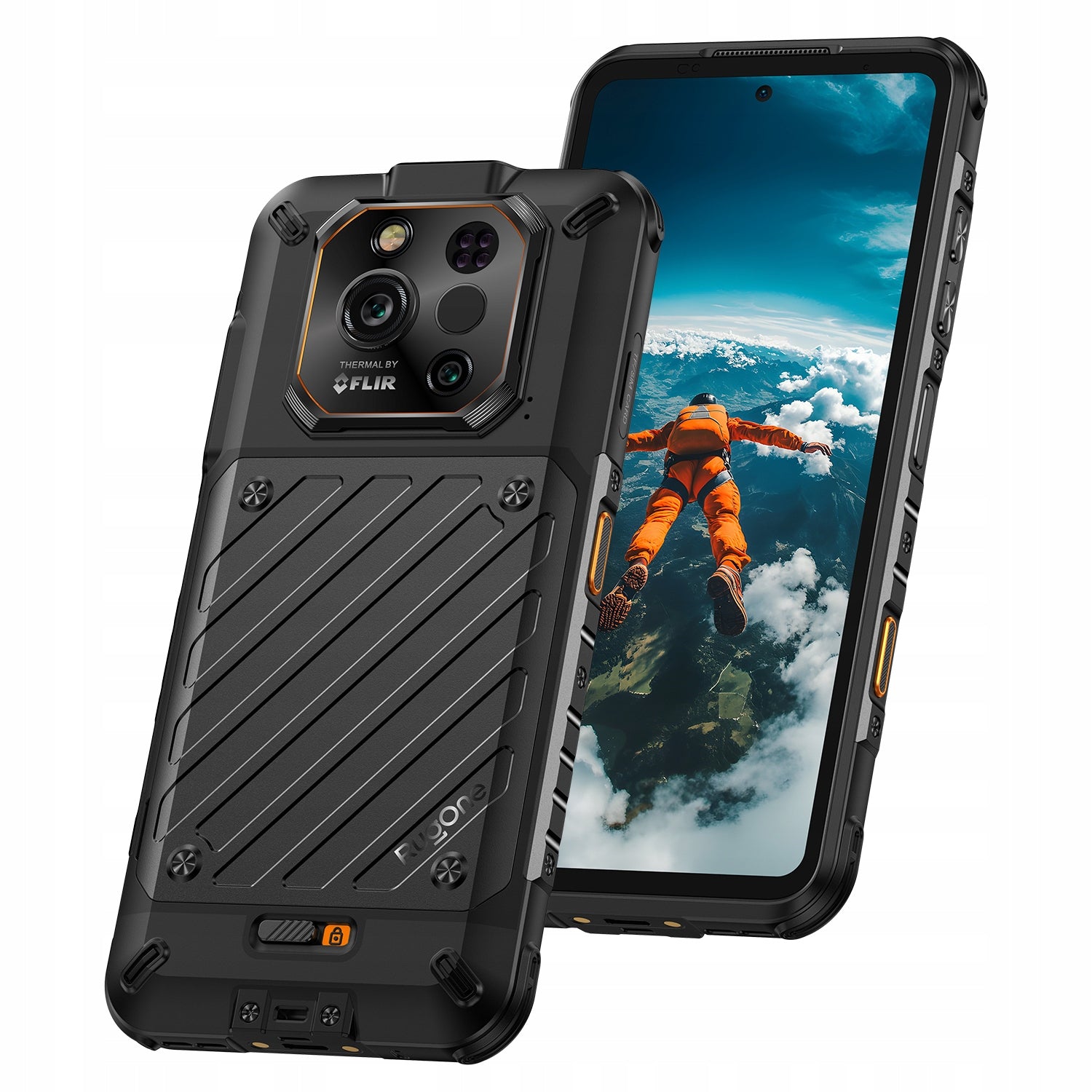 SMARTPHONE RUGONE XEVER 7 PRO 5G 12/512GB 2X BATTERY THERMAL IMAGING CHARGER 4in1 Headphones included no