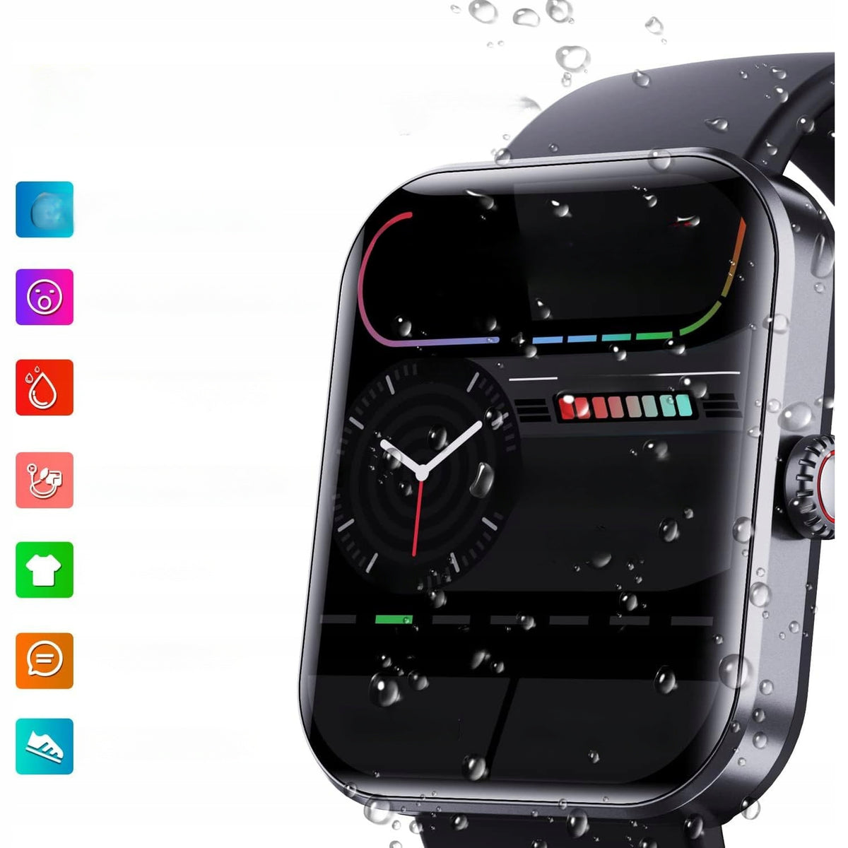 SMARTWATCH ACTIVITY MONITOR SPORTS WATCH SLEEP HEART RATE MONITOR WATERPROOF Brand no brand