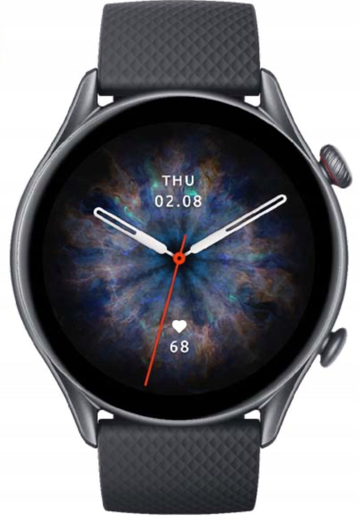 SMARTWATCH AMAZFIT GTR 3 PRO INFINITE BLACK AMOLED GPS BLUETOOTH