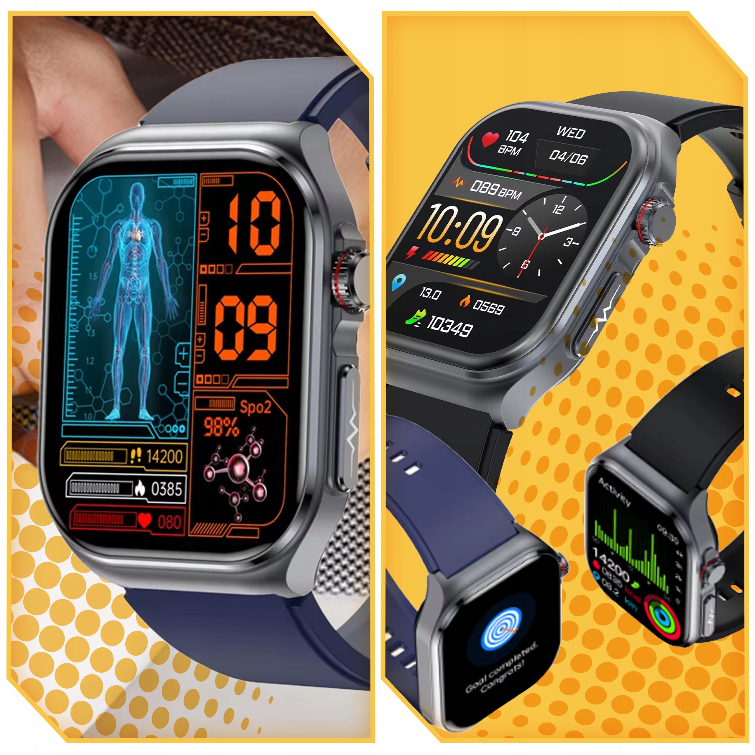 SMARTWATCH BAND SMARTBAND PRO SPORT PULSE AMOLED MENU PL IP68 Packaging status original