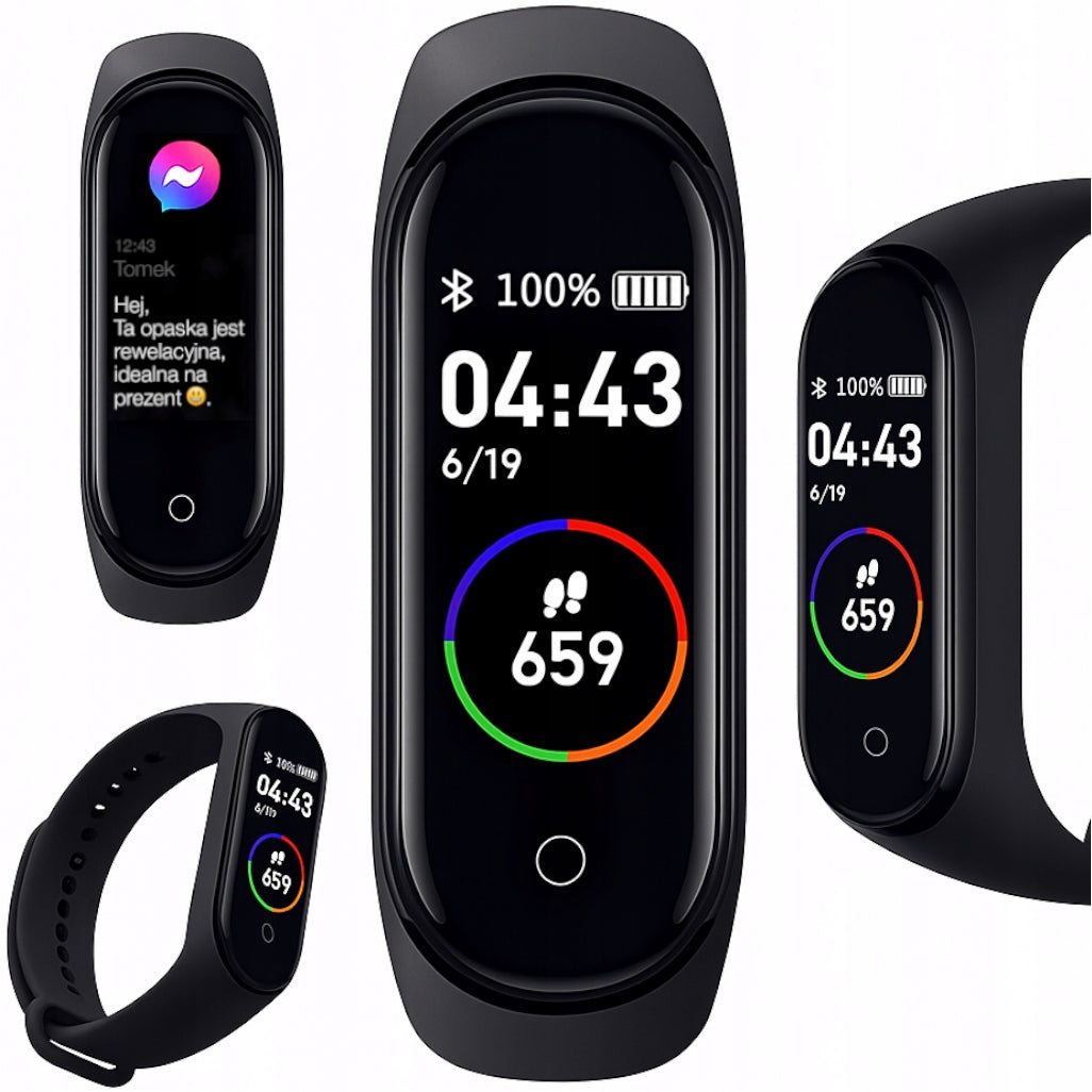 SMARTWATCH BAND SMARTBAND SPORTS WATCH STEP COUNTER HEART RATE MEASUREMENT
