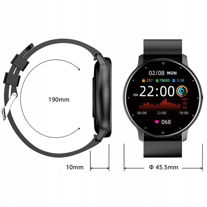 SMARTWATCH BLOOD PRESSURE MONITOR PEDOMETER EKG TALK ANDROID IOS PL Brand no brand