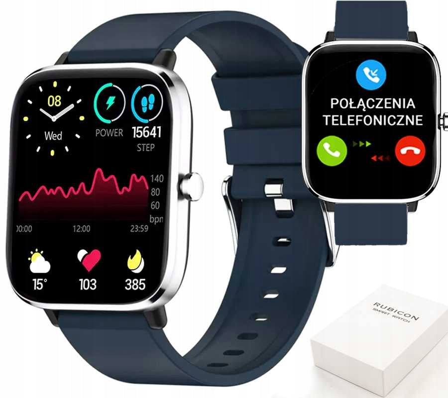 SMARTWATCH BODY TEMPERATURE PULSE RUBICON RNCE79 CHRISTMAS EDIT Packaging status original