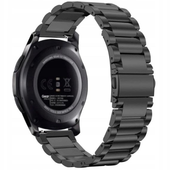 SMARTWATCH BRACELET STRAP UNIVERSAL 22mm BLACK + TELESCOPES Manufacturer code Bransoleta stalowa do smartwatcha zegarka 22