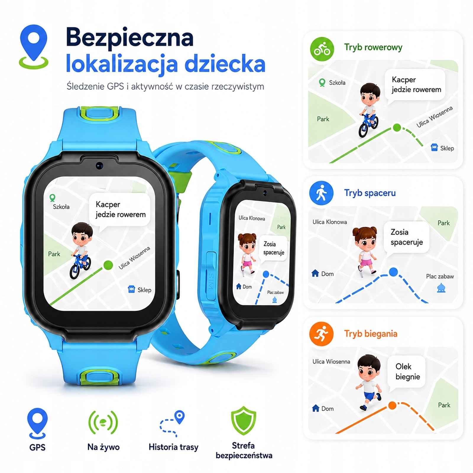 SMARTWATCH CHILDREN'S WATCH 4G LTE VIDEO PHONE TALK GPS SMS CAMERA