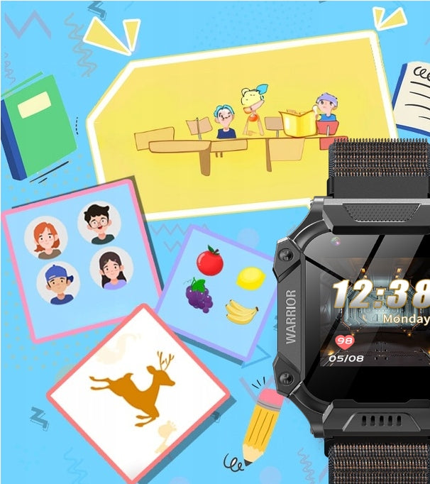 SMARTWATCH CHILDREN'S WATCH 4G TALK SMS WiFi ANDROID GPS POLISH MENU Packaging status original
