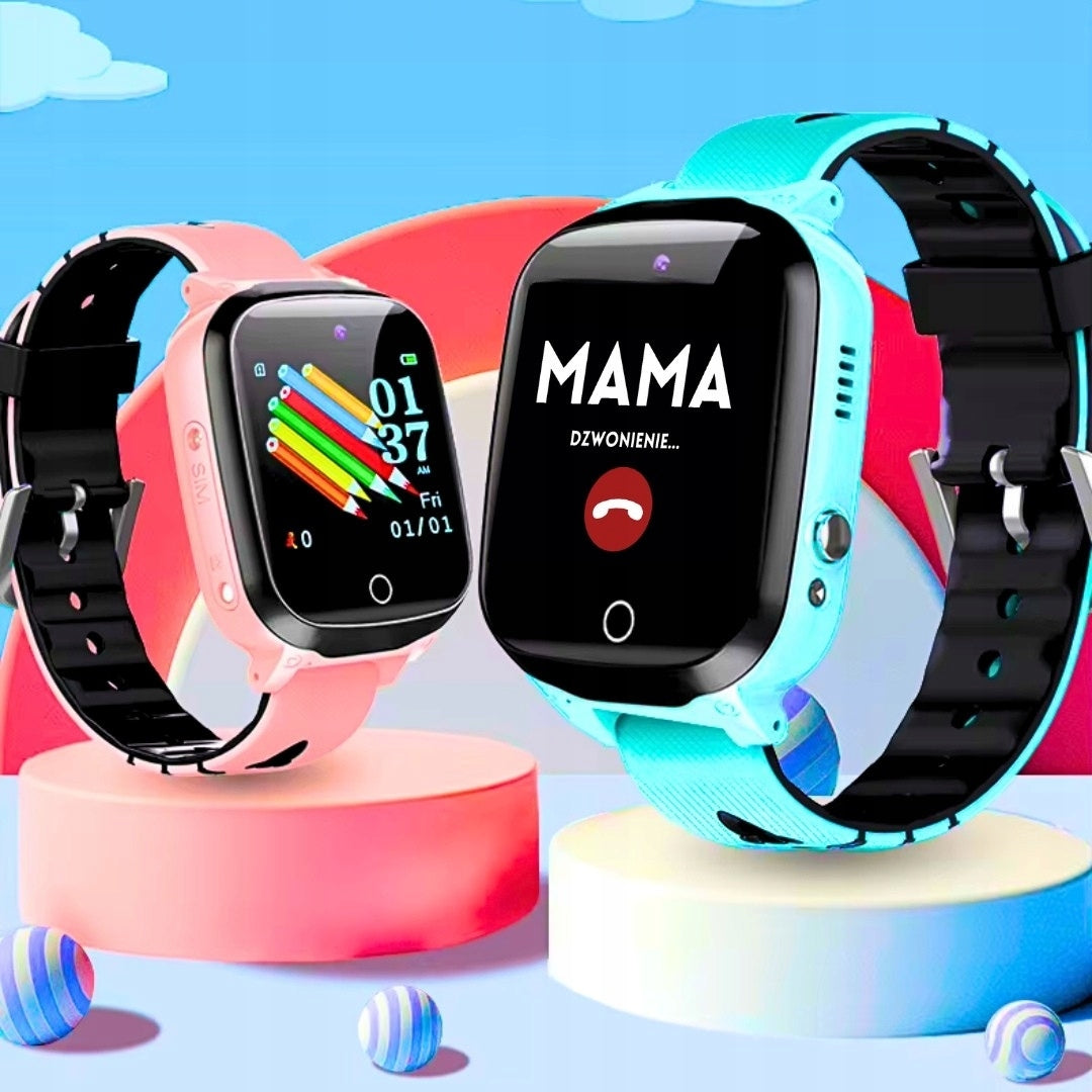 SMARTWATCH CHILDREN'S WATCH CALL TO CARD SIM GAME MENU PL Kind kids' smartwatch