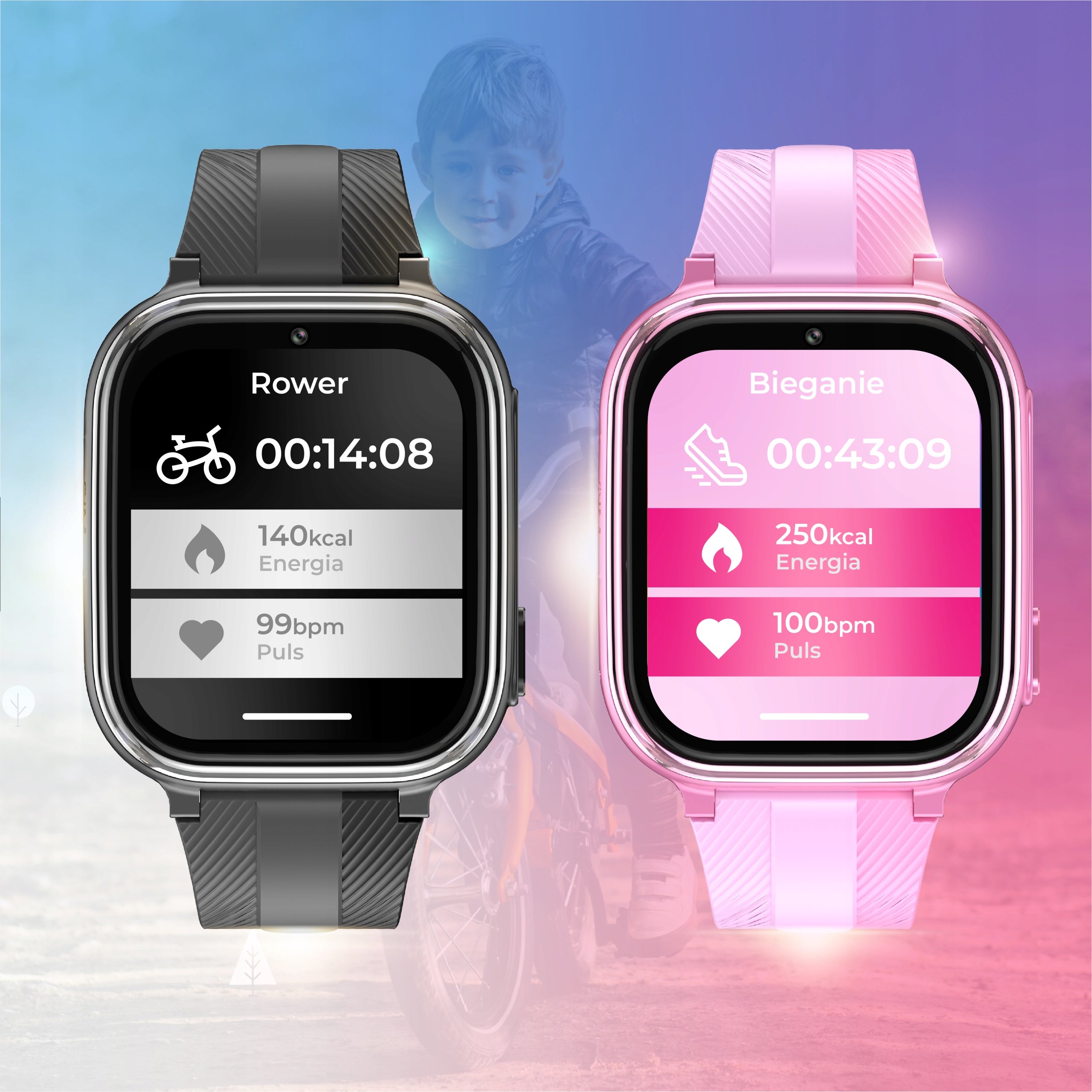 SMARTWATCH CHILDREN'S WATCH PHONE 4G SMS CALLS WITH GAMES POLISH MENU Manufacturer code zegarek dziecięcy