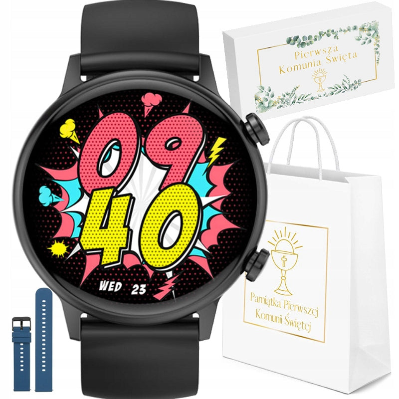 SMARTWATCH COMMUNION Rubicon AMOLED watch with two SMS PULS CALLS Brand Rubicon