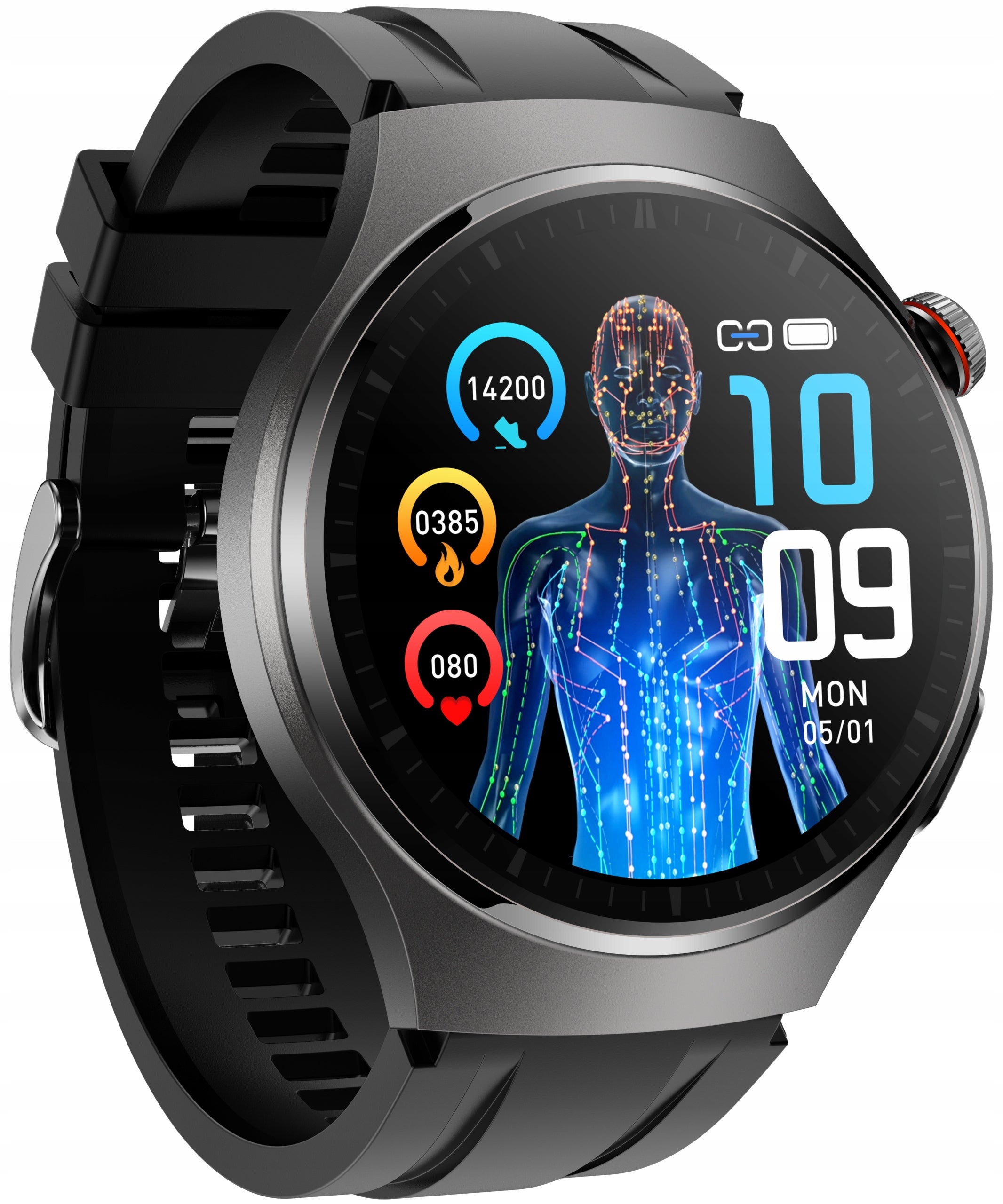 SMARTWATCH ECG Watch Blood Pressure Monitor Glucose Health Report AMOLED 3Strips Brand Bartomtime