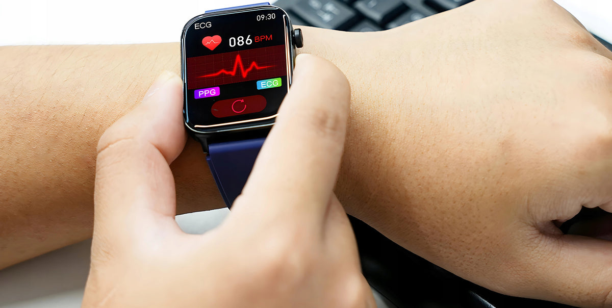 SMARTWATCH ECG watch Glucose Blood Pressure Monitor Talk AMOLED 3 stripes MENUPL Brand Bartomtime