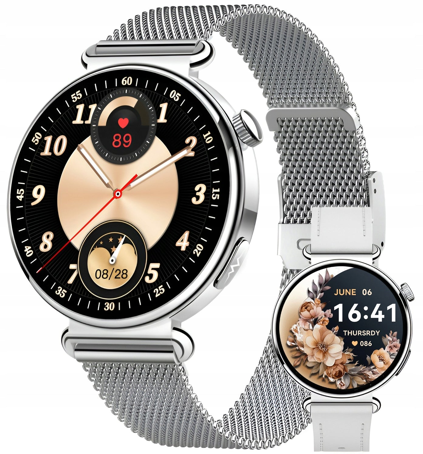 SMARTWATCH EKG WOMEN'S WATCH GLUCOSE MEASUREMENT AMOLED BLOOD PRESSURE MONITOR TALK Packaging status original