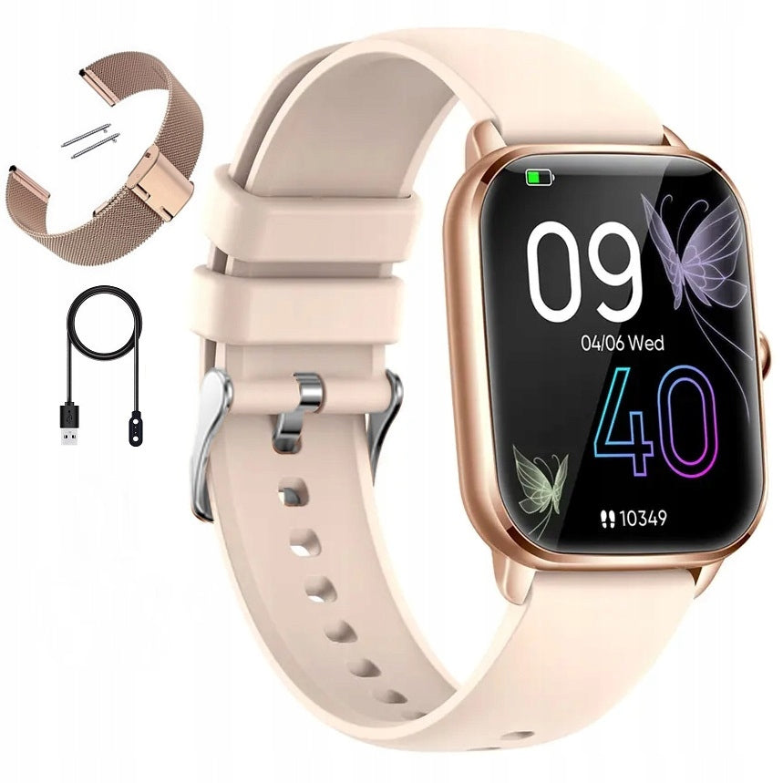 SMARTWATCH ELEGANT WOMEN'S WATCH CONVERSATION MENU PL BRACELET + stripe Packaging status original
