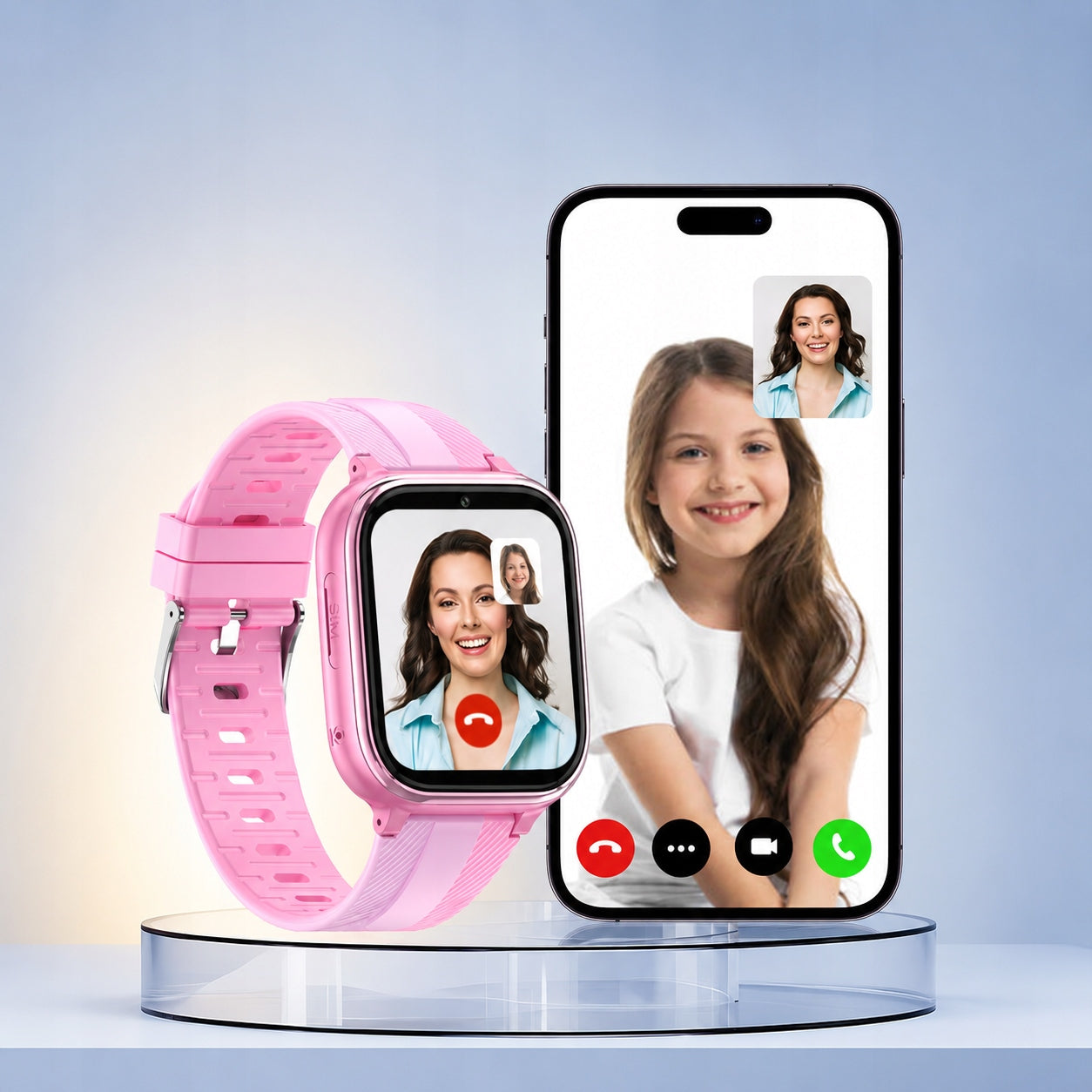 SMARTWATCH FOR CHILD WITH GPS CHILDREN'S WATCH SIM PHONE GAME CAMERA STEPS Manufacturer code Smartwatch dla dzieci 4G sim Dwukolorowy