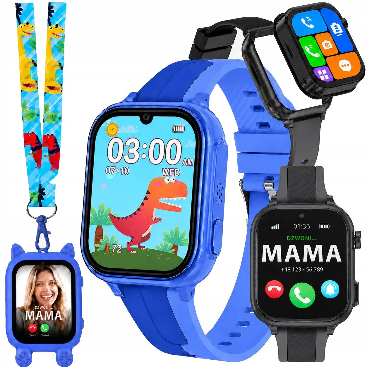 SMARTWATCH FOR CHILD WITH GPS CHILDREN'S WATCH SIM PHONE GAME CAMERA STEPS