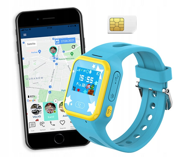 SMARTWATCH FOR CHILDREN GPS CALMEAN MINI PHONE SIM