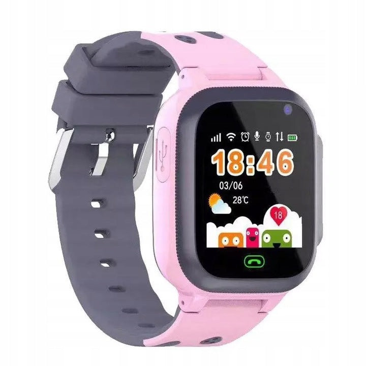 SMARTWATCH FOR CHILDREN'S WATCH LOCATOR LBS + SIM CARD FREEBIE Color pink