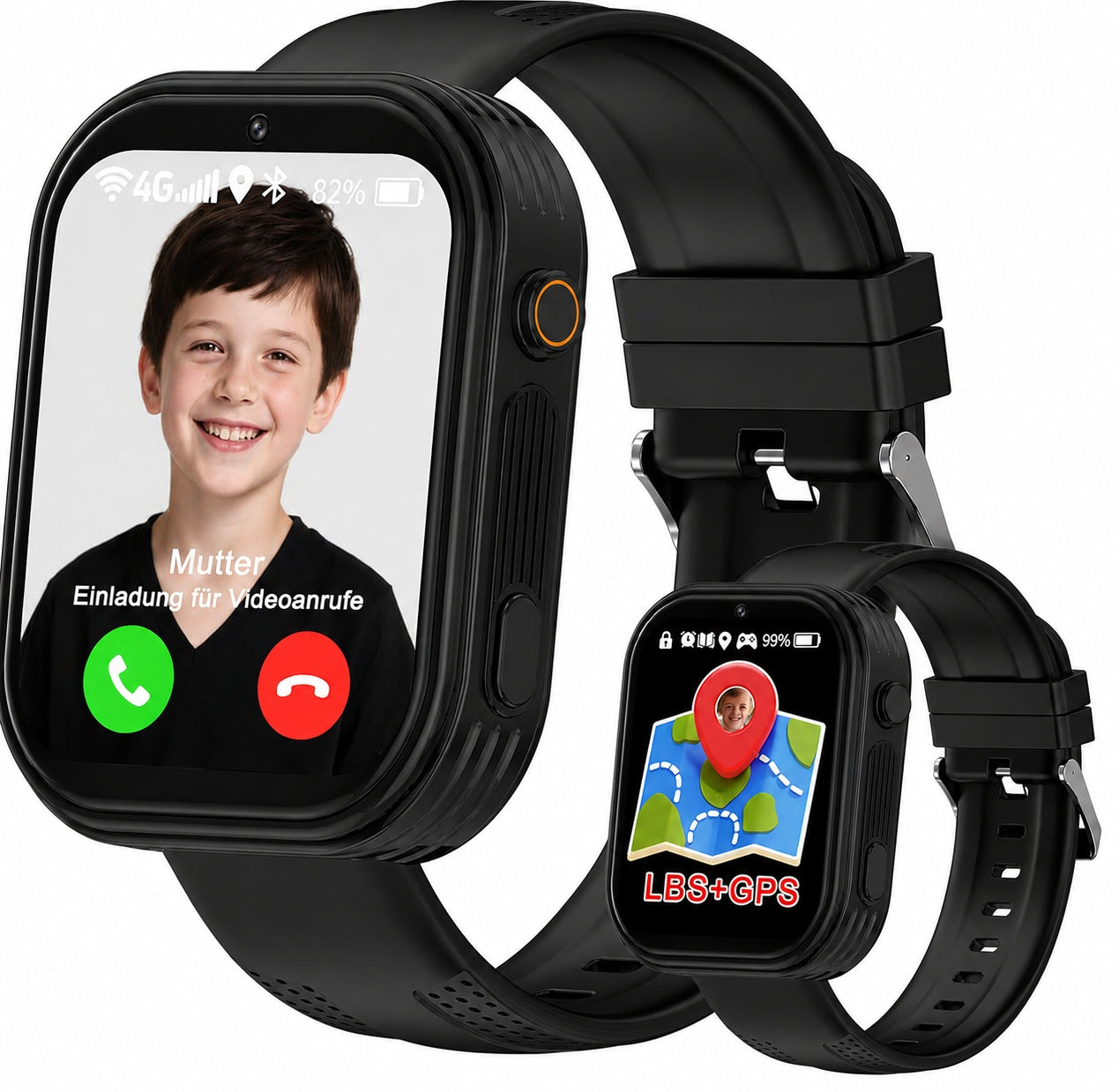 SMARTWATCH FOR CHILDREN T46 BLACK