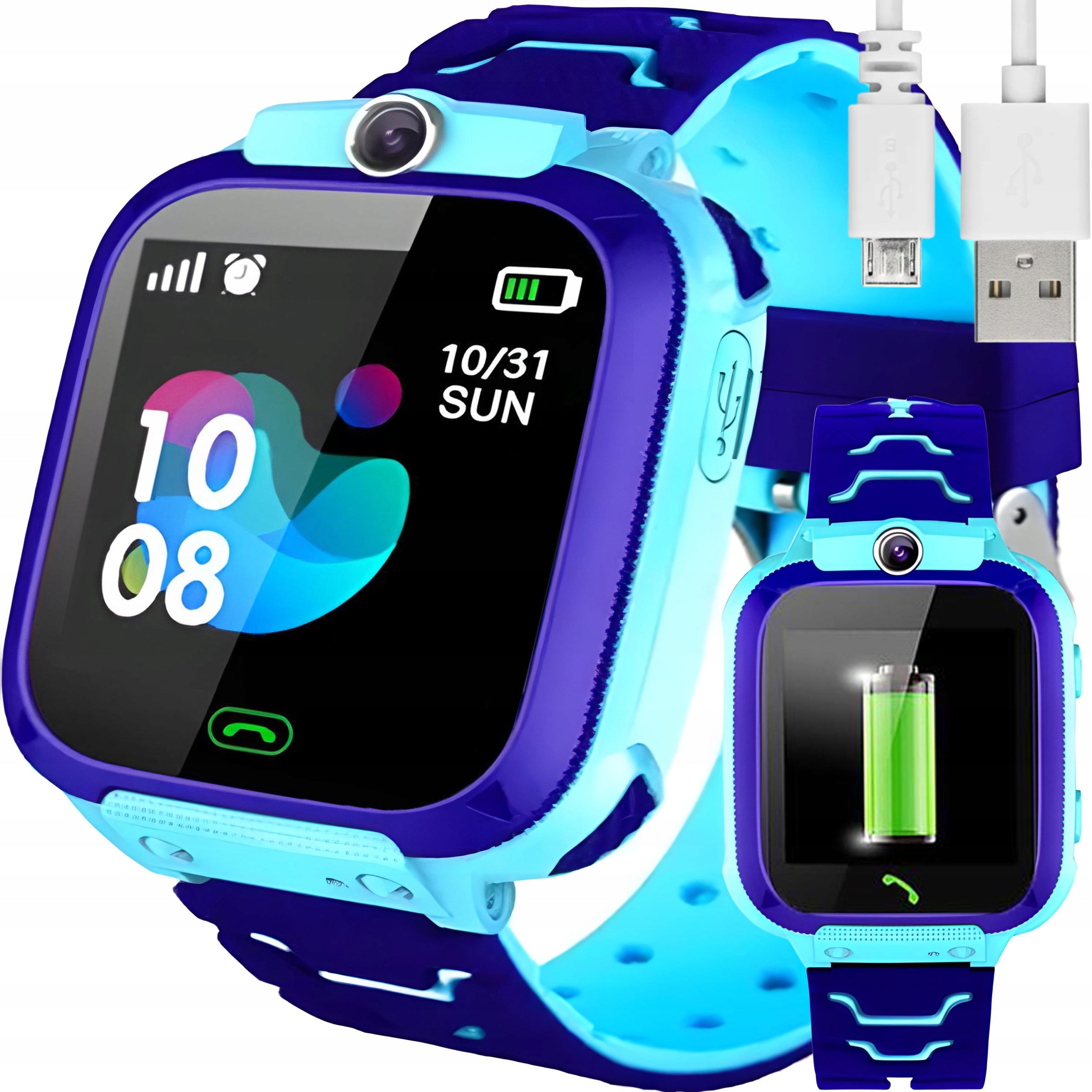SMARTWATCH FOR CHILDREN WATCH GPS LOCATOR CHILDREN'S SAUCE BLUE SMART