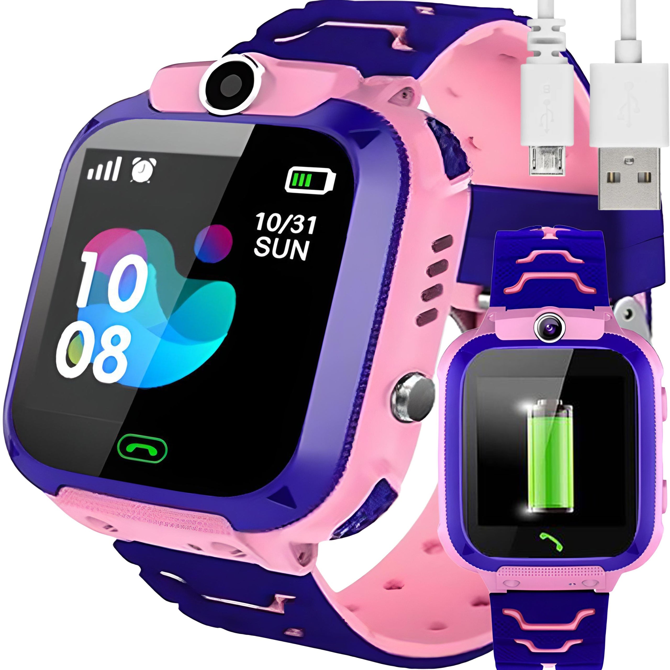 SMARTWATCH FOR CHILDREN WATCH GPS LOCATOR CHILDREN'S SAUCE PINK SMART