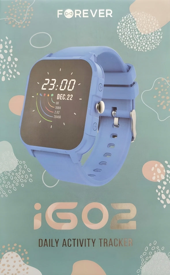 SMARTWATCH FOR CHILDREN iGO2 FOREVER JW-150 / BLUE / NEW