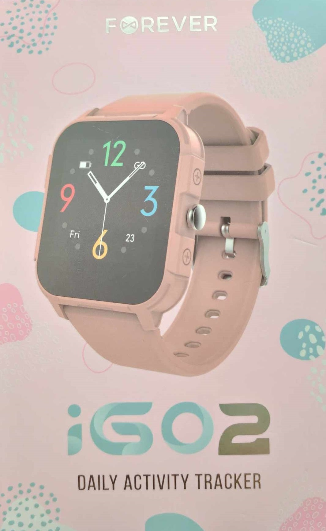 SMARTWATCH FOR CHILDREN iGO2 FOREVER JW-150 / ORANGE / NEW Packaging status original