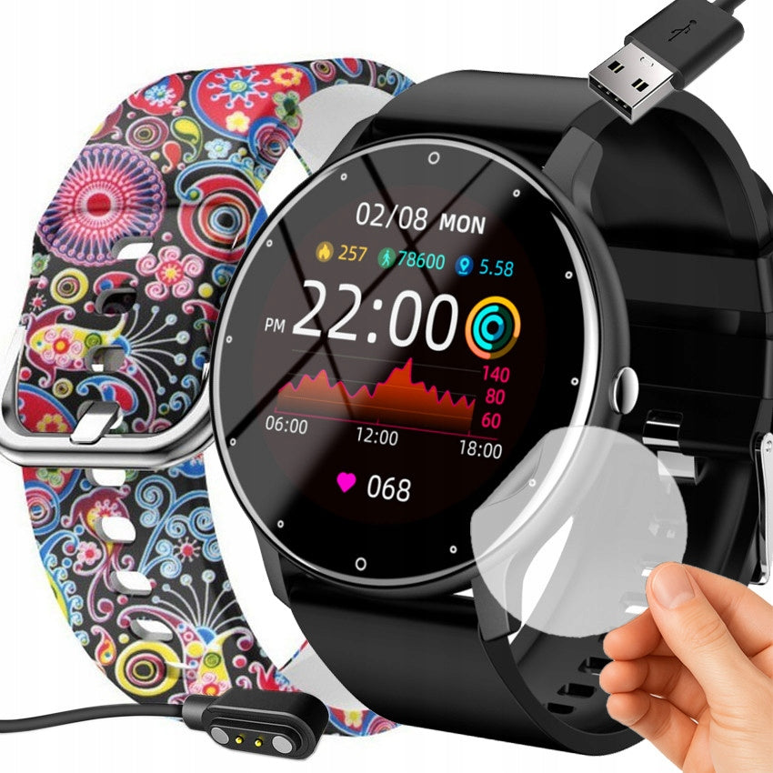 SMARTWATCH FOR GIRLS CALLS SMS POLISH MENU 2 STRIPES