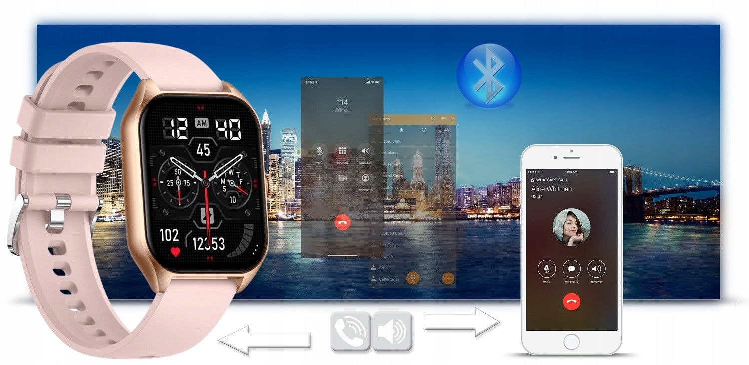 SMARTWATCH FOR GIRLS GIFT FOR COMMUNION + HANDBAG Brand Rubicon