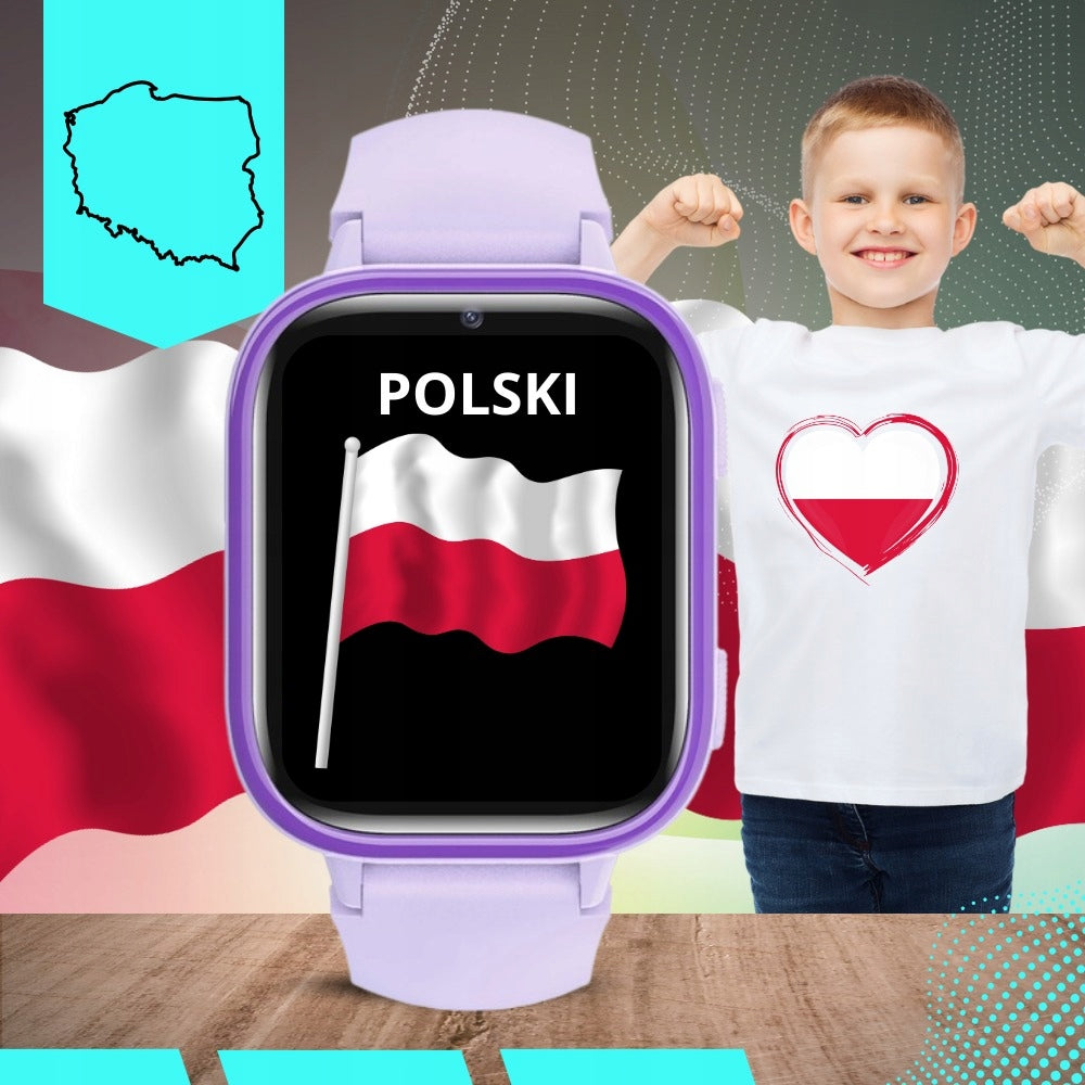 SMARTWATCH FOR KIDS WATCH CALLING PL MENU CAMERA PHONE + SIM CARD Manufacturer code Smartwatch dla dzieci ZLT36 niebieski