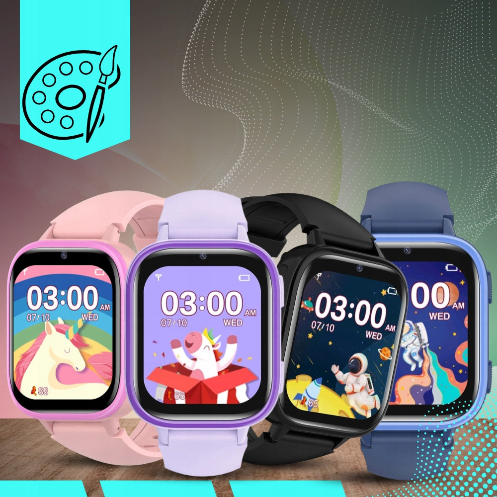 SMARTWATCH FOR KIDS WATCH CALLING PL MENU CAMERA PHONE + SIM CARD Packaging status original