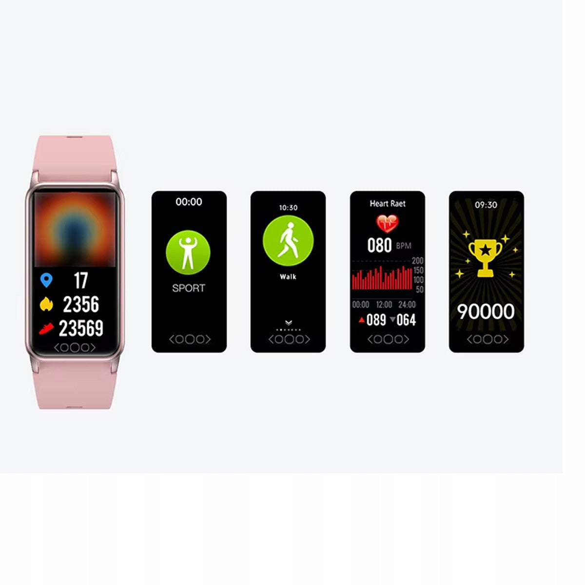 SMARTWATCH FOR MEASURING SUGAR MEDICAL GLUCOSE METER TEMPERATURE PL TALK MENU Packaging status original