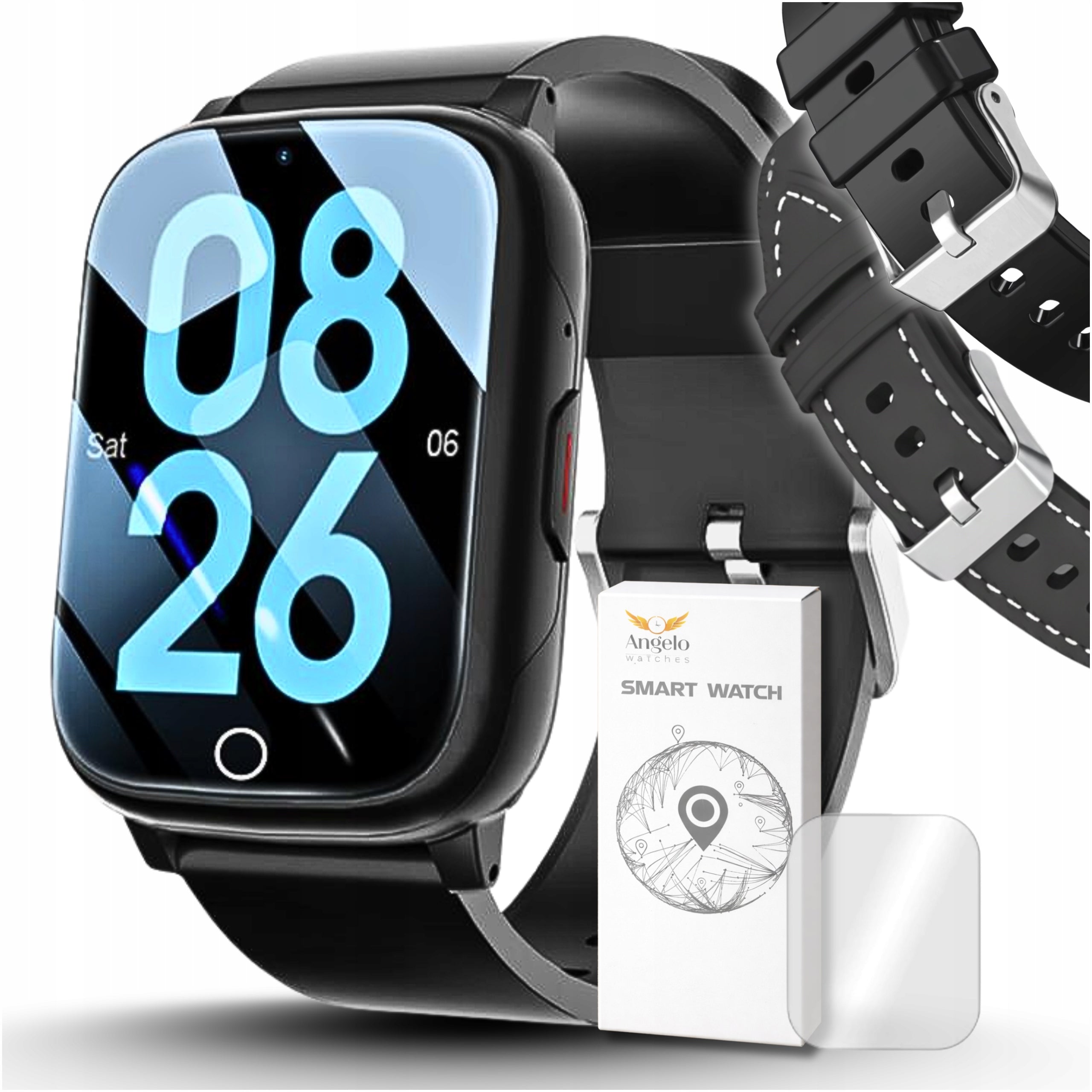 SMARTWATCH FOR SENIOR WATCH 4G FUNCTION SAUCE GPS TALK LOCATOR IPX6
