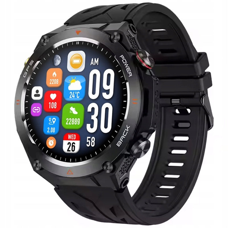 SMARTWATCH GPS RUBICON POLISH MENU TALK SPORT SMART WATCH MEN Color black