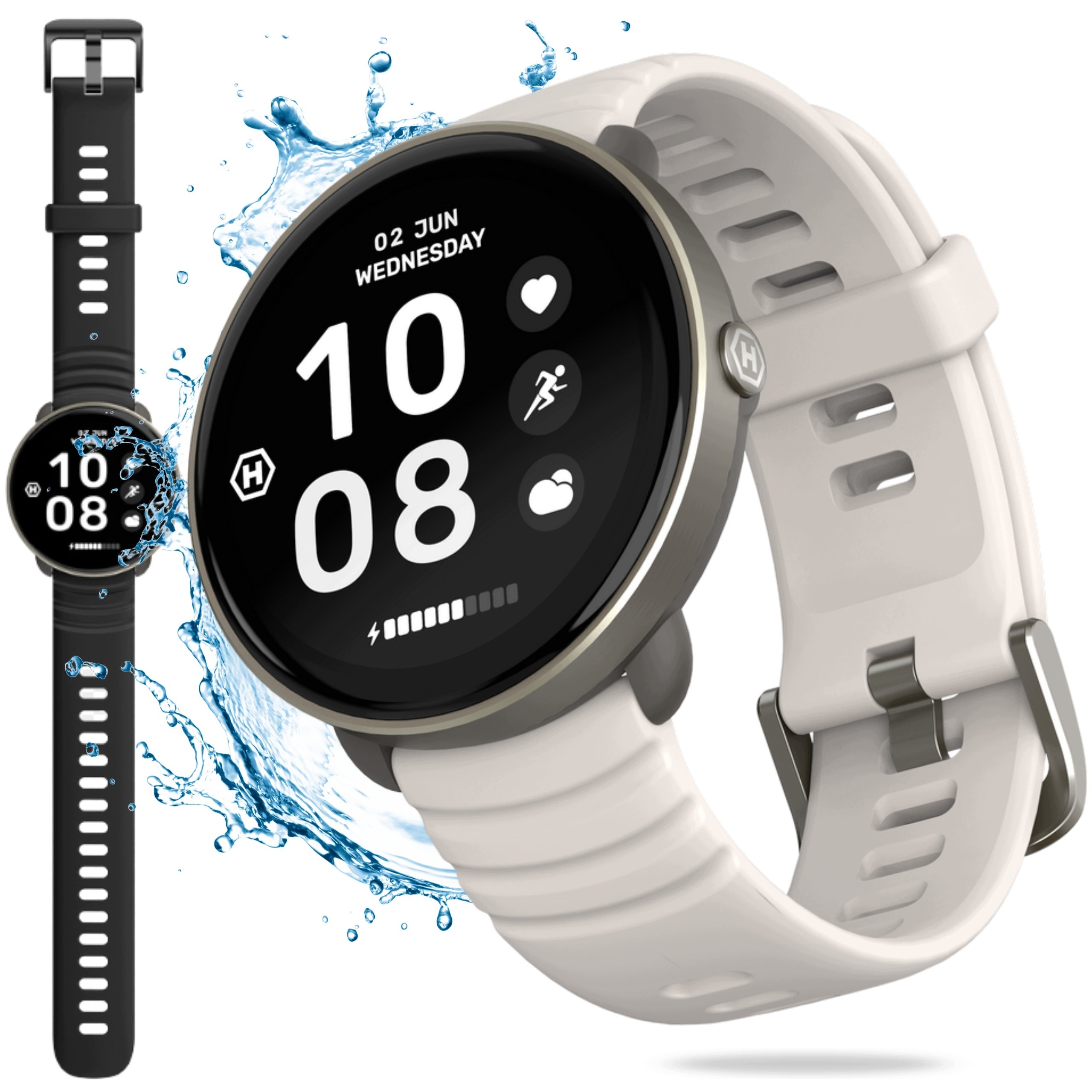 SMARTWATCH HAMMER VENTUS WATCH WATERPROOF 5 ATM GPS AMOLED GORILLA GLASS Packaging status original