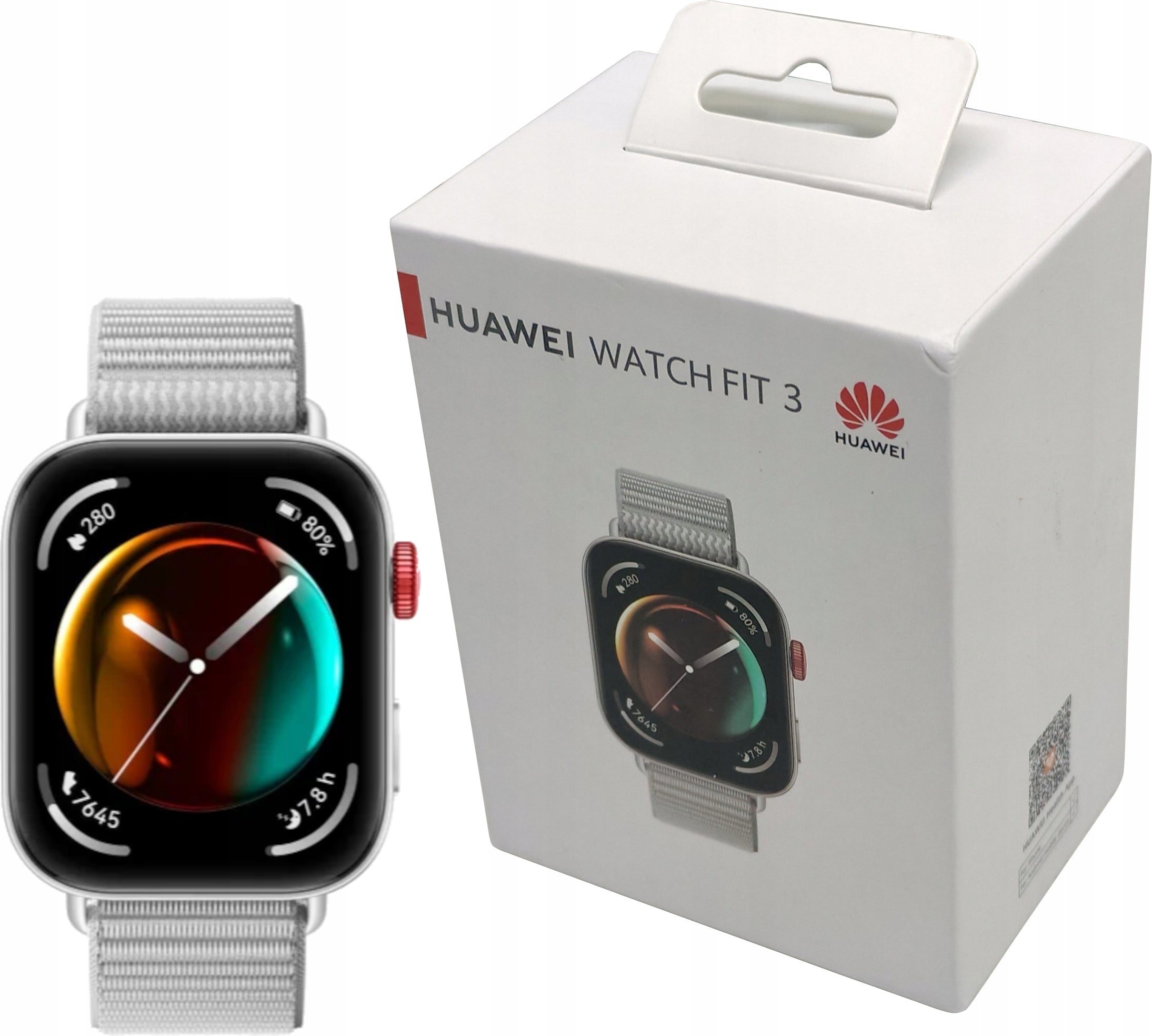 SMARTWATCH HUAWEI WATCH FIT 3 1,82'' AMOLED 5ATM GREY NYLON GREY