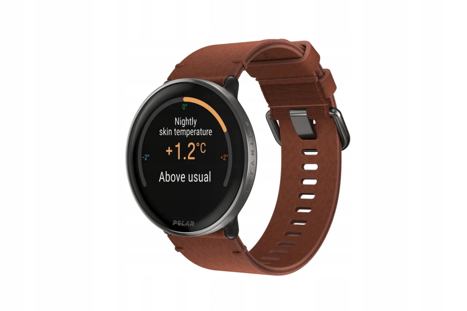 SMARTWATCH IGNITE 3 TITANIUM LEATHER STRAP POLAR