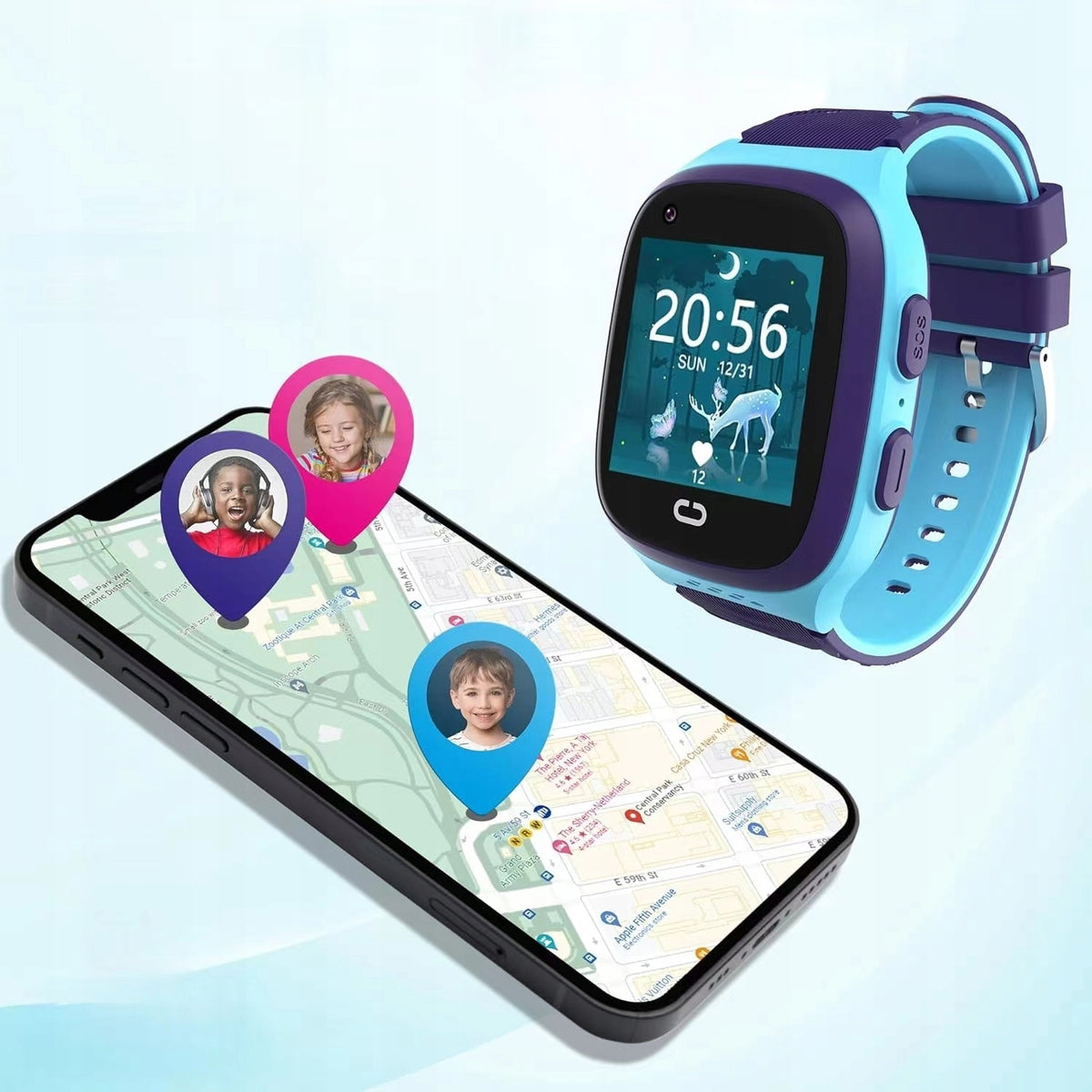 SMARTWATCH KIDS WATCH CONVERSATION SIM MUSIC PLAYER GAME CAMERA PL Brand JG Smart